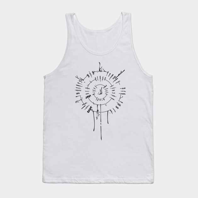 Astarion Scar (Black) - Baldur's Gate 3 Tank Top by katmh